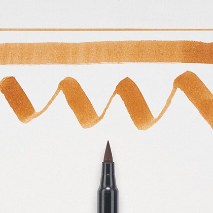 Маркер акварельный "Koi Color Brush", светло-коричневый - 2