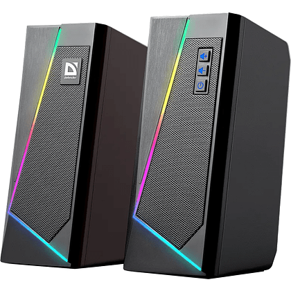 Акустическая система Defender Solar 3, 10 Вт, USB, черный