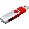 USB Flash 2.0 16 Gb VDF-008, пластик, метал, красный   - 2