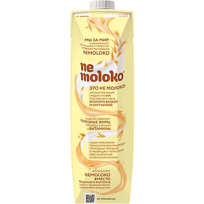 Напиток овсяный "Nemoloko", 1 л, овсяный ванильный - 2