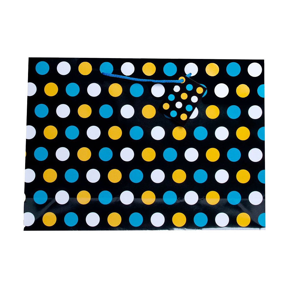 Пакет бумажный подарочный "Разнообразие",17.8x22.9x9.8 см, ассорти