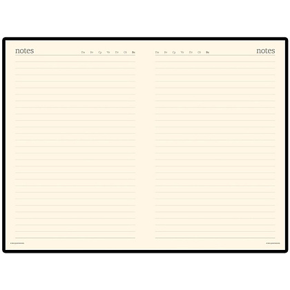 Ежедневник недатированный "Megapolis", А5, 320 страниц, черный - 2