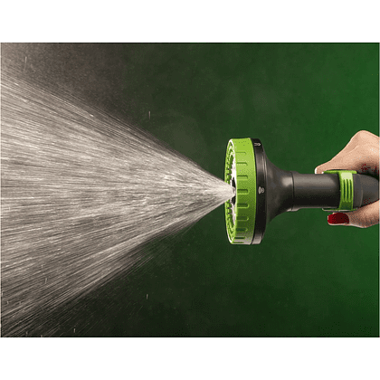 Пистолет-распылитель Amigo Grande 79401, 2/4", 6 фунций, пластик, серый, зеленый - 8