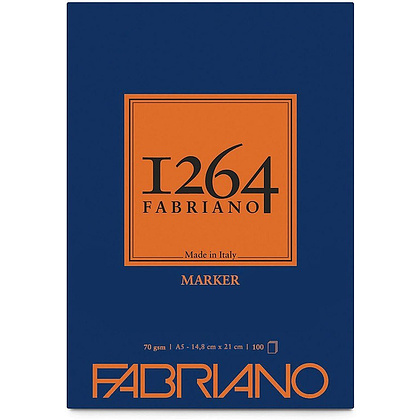 Блок-склейка бумаги для маркеров "Fabriano. 1264", 21х29,7 см, 70 г/м2, 100 листов