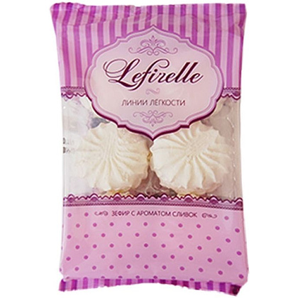 Зефир "Lefirelle" 230 гр., бело-розовый - 3