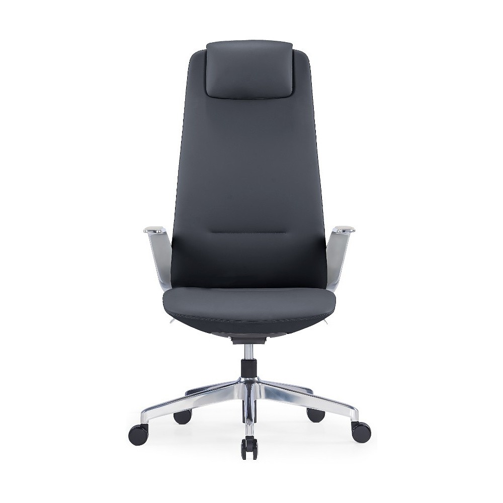 Кресло для руководителя SitZone CH-515A, кожа, алюминий, черный, -30% - 3