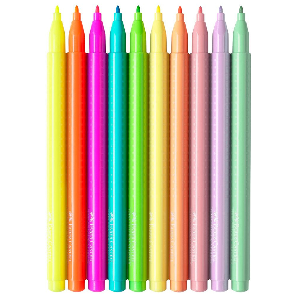 Фломастеры "5 neon+5 pastel Grip", 10 шт - 3