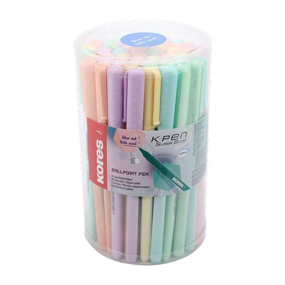 Ручка шариковая "К0 Pastel", 0.7 мм, ассорти, стерж. синий - 3