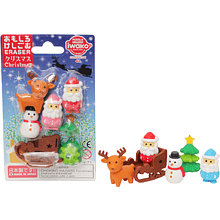 Ластик "IWAKO Christmas"