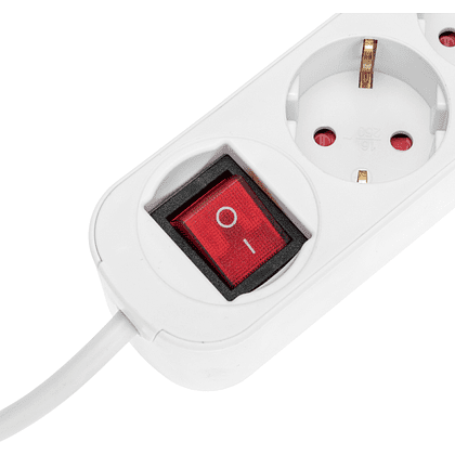 Удлинитель "Standard", 5 розеток, 2 USB, 16А, 1.5 м, белый - 2