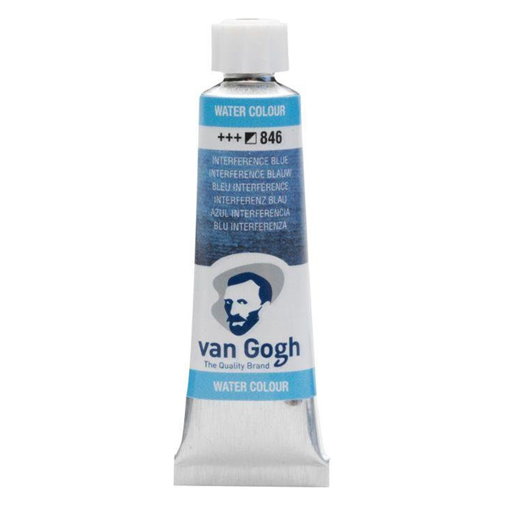 Краски акварельные "Van Gogh", 846 интерферентный синий, 10 мл, туба