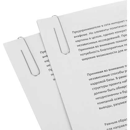 Скрепки "Attache", 50 мм, оцинкованные, 50 штук, овальные, серебристый - 4