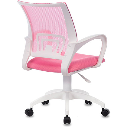 Кресло Бюрократ "CH-W695NLT", пластик, ткань, розовый TW-06A TW-13A - 3
