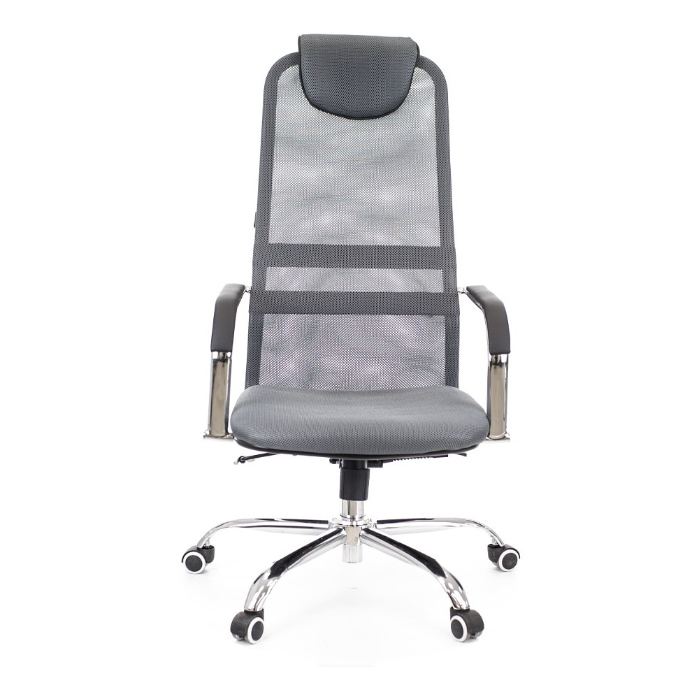 Кресло для руководителя EVERPROF "EP-708", ткань, сетка, металл, серый - 2