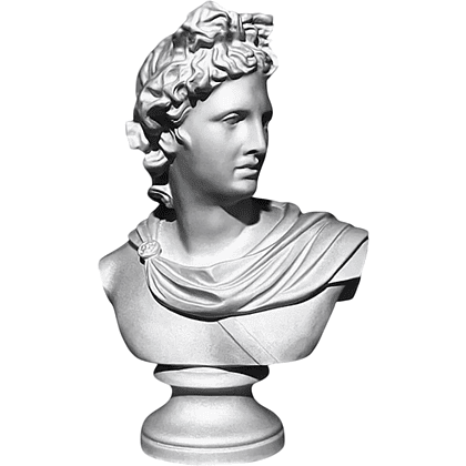 Гипсовая модель "Бюст Аполлона"