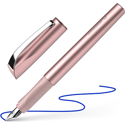Ручка перьевая "Schneider Ceod Shiny", M, пудровый розовый, патрон синий - 2