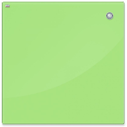 Доска стеклянная магнитно-маркерная "2×3", 40x60 см, белый - 2