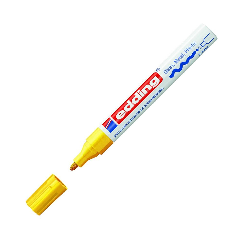 Маркер перманентный на нитрокраске Edding "750", черный - 11