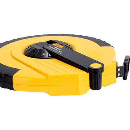 Мерная лента Deli YS EDL9850ZY, 50 м х 14,5 мм, лента фиберглас, пластиковый корпус, желтый, черный - 4