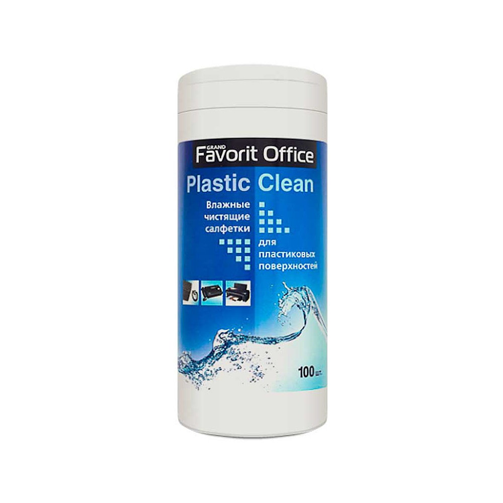 Салфетки для пластиковых поверхностей "Favorit Office", 100 шт/упак