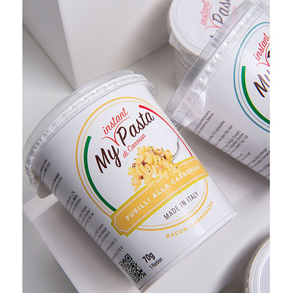 Паста фузилли "My instant pasta" карбонара, 70 г - 3
