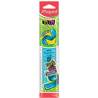 Линейка Maped "Twist n Flex", 15 см, ассорти - 4