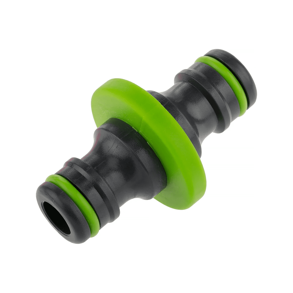 Двойник соединительный Amigo Grande "79160", пластик, черный, зеленый