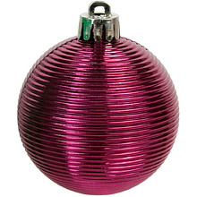 Шар елочный "Гипноз", d6 см, 6 шт, бордовый