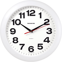 Часы настенные круглые "11110198", белый
