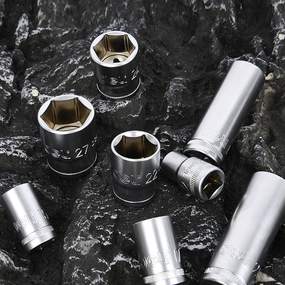 Набор инструмента 1/4", 1/2" Deli RS EDQ44094, 94 предмета - 8