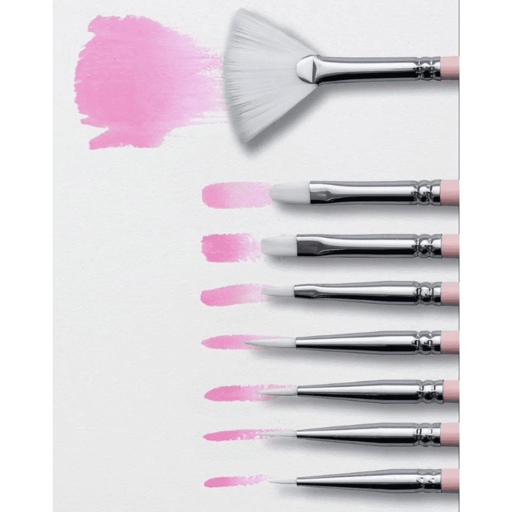 Набор кистей для рисования "Himi Little Bird", синтетика, 8 шт - 4