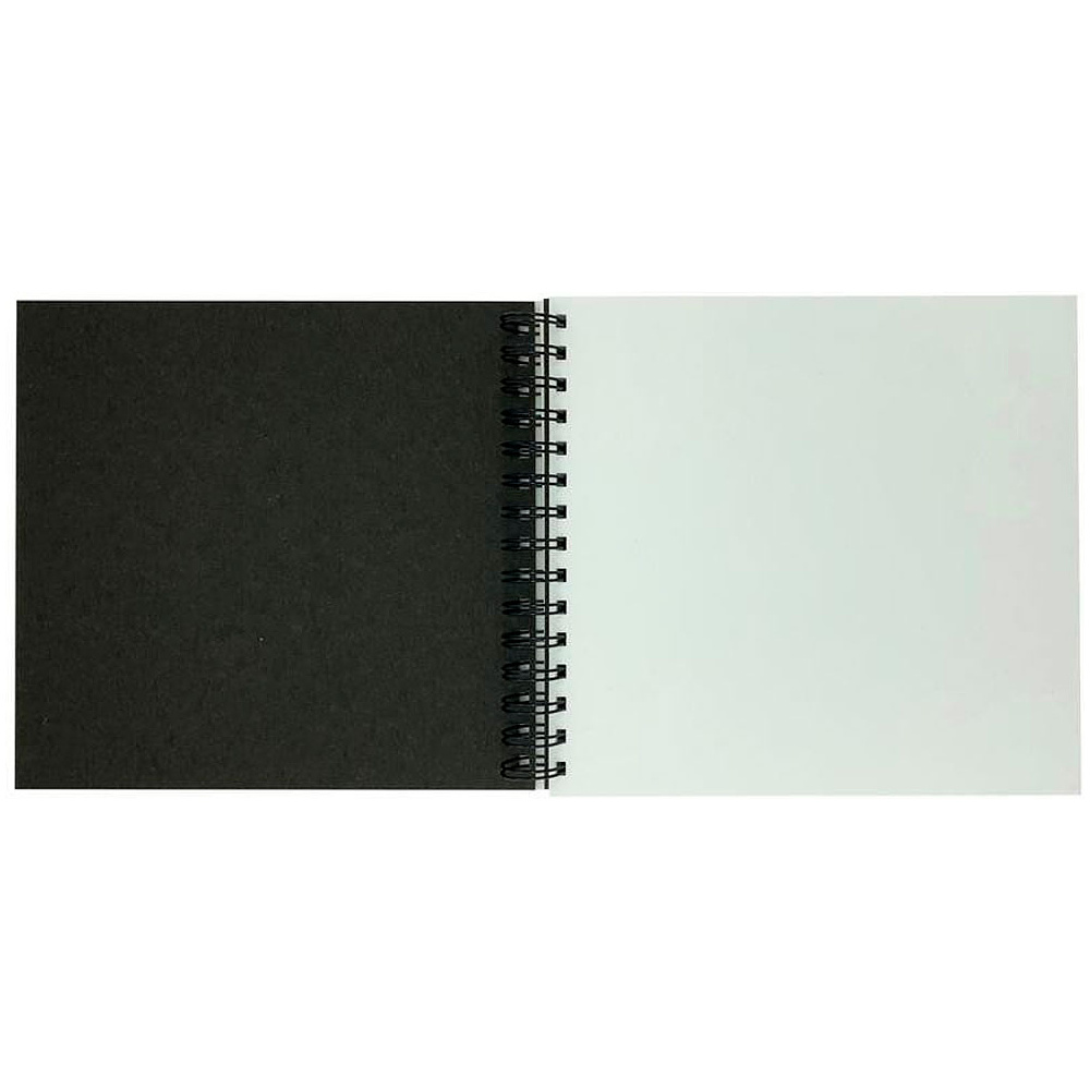 Скетчбук "Aquarelle", 19.5x19.5 см, 30 листов, черный - 3