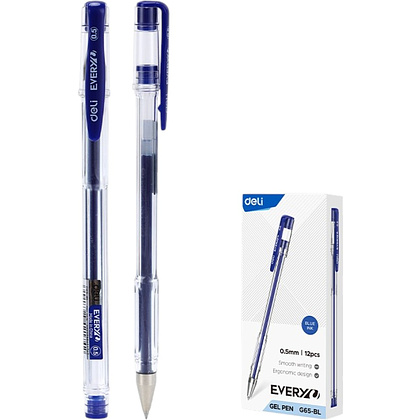 Ручка гелевая "Every", 0.5 мм, прозрачный