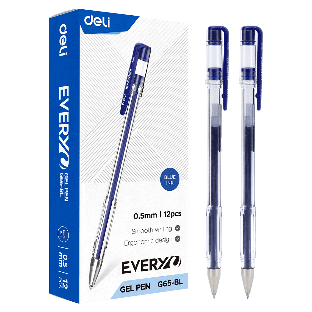 Ручка гелевая "Every", 0.5 мм, прозрачный - 2