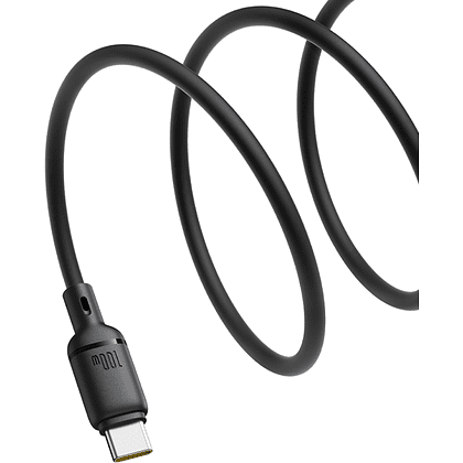 Кабель Baseus P10377704113-00, Type-C to Type-C, 100W, 1 м, Cluster Black - 4