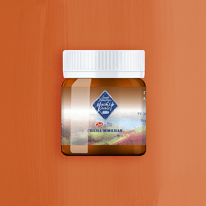 Краски гуашевые "Мастер-класс", 406 сиена жженая, 40 мл, банка - 2