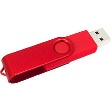 USB Flash накопитель 2.0 16 Gb VDF-008 СС, пластик, металл, красный