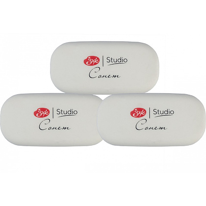 Ластик "Сонет", белый - 2