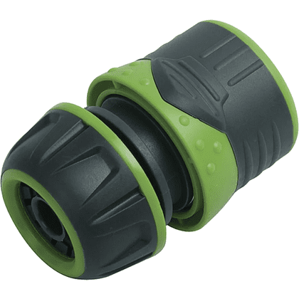Коннектор Amigo Grande "79100", 1/2", пластик, серый, зеленый