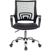 Кресло для персонала Бюрократ "CH-695NLTSL", сетка, ткань, металл, черный - 2