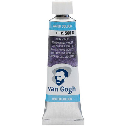 Краски акварельные "Van Gogh", 560 гранулированый фиолетовый, 10 мл, туба