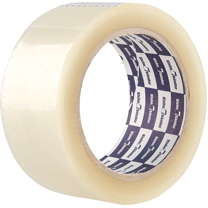 Клейкая лента упаковочная, "Klebebander", 50 мм х 100 м, 40 мкм, прозрачная