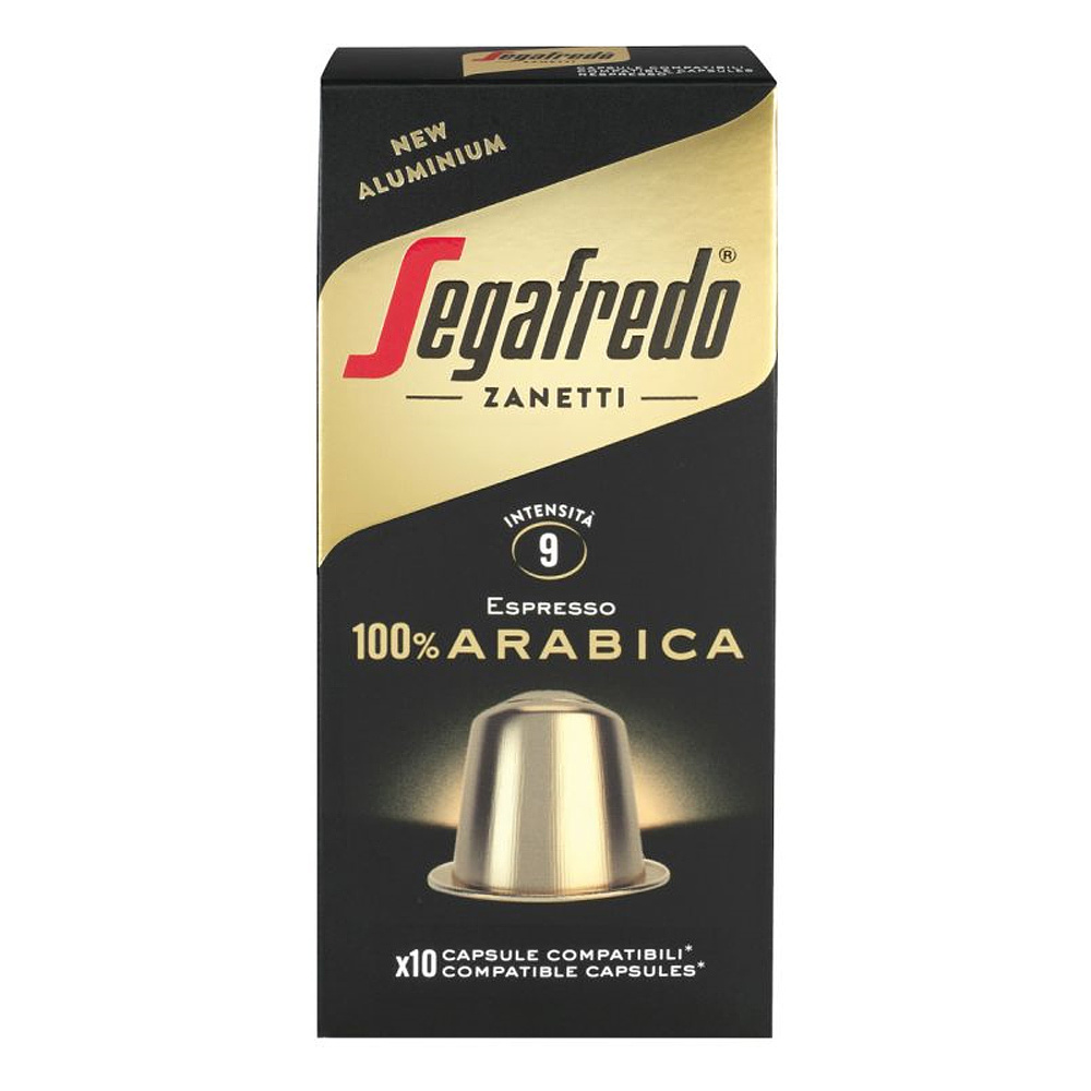 Капсулы "Segafredo" Arabica для кофемашин Nespresso, 10 порций