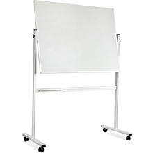 Магнитная доска оборачиваемая мобильная белая, 120x180 см