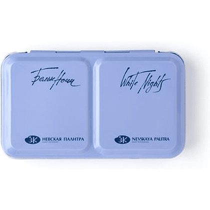 Набор акварельных красок "Белые ночи метаморфозы", 12 цветов, кюветы - 3