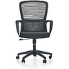 Кресло компьютерное SitZone U-069B, сетка, ткань, черный, 2 шт/упак - 3