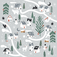 Бумага декоративная в рулоне 