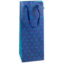 Пакет бумажный подарочный "Для вина", 12.7x33x11.3 см, ассорти (9055953)