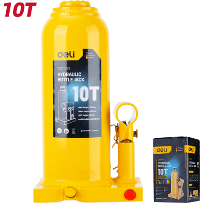 Домкрат бутылочный Deli YS EDQ71010, 10 т - 2