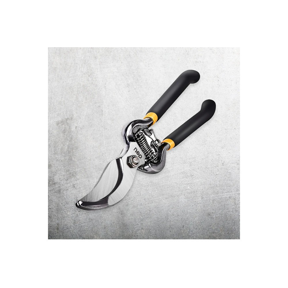 Секатор Deli GS EDL2778, пружина, диаметр реза 20 мм, ручка ПВХ, черный, зеленый - 2